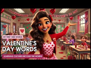 Story Words and Quiz | My First 1000 Words - Valentine's Day | Learning Cultures Beyond the Words