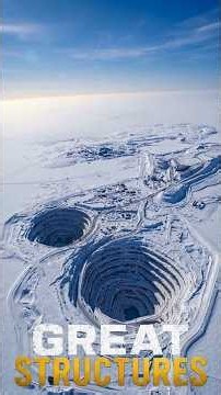 HOW DID THEY BUILD A DIAMOND MINE IN THE MIDDLE OF A FROZEN LAKE 😱 Diavik #megaprojects #engineering