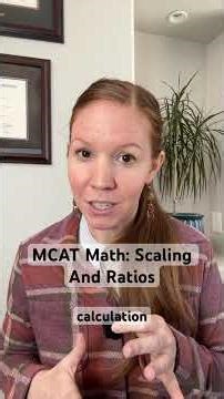 Use scaling and ratios to solve MCAT math without heavy calculation. #mcat #mcatprep #premed