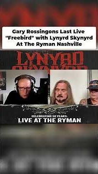 Gary Rossington's Last Live Performance of "Freebird" Johnny Van Zant and Rickey Medlocke