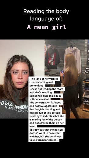 Analyzing Mean Girl Body Language and Attitudes