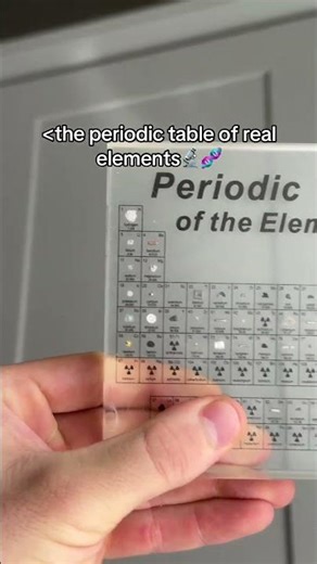 The Periodic Table Of Real Elements