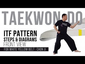 ITF Taekwon-Do Pattern - Kup 9 Chon Ji (Front Facing)
