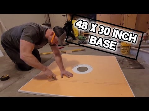 How I installed my kerdi shower base and shower waterproofing