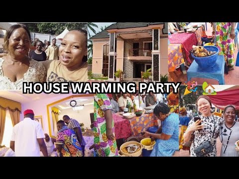 OUR NEW HOME! Epic Nigerian House Warming party Vlog 🇳🇬 🏡 Family, Food & Fun