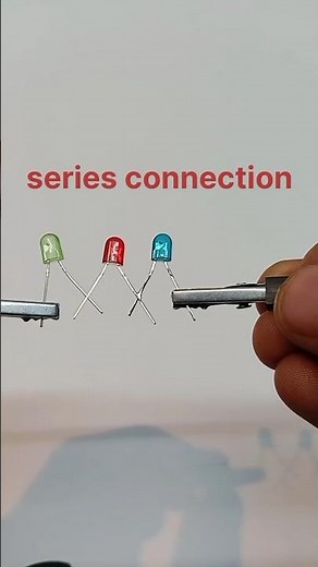 LED Series Connection without register / LED light 12V battery/#shortvideo#trending#viral#diy