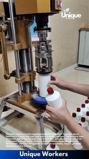 Bottle Capping Machine: Automated Packaging Process