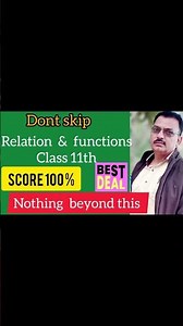 basics of relation and functions for class 11th