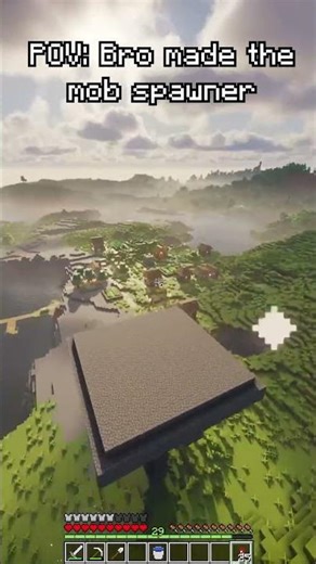 When bro builds the mob spawner