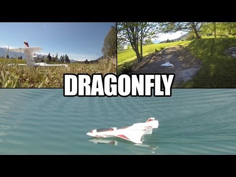 MHF/RC REVIEW/ Dragonfly : the offroad plane ! / Joysway seaplane