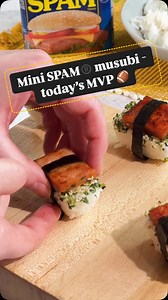 8.4K views · 4.8K reactions | Here’s that last-minute idea for the snack table that’s going to steal the show #BigGameSnacks #Musubi #MiniMusubi #GamedayAppetizers | SPAM | Facebook