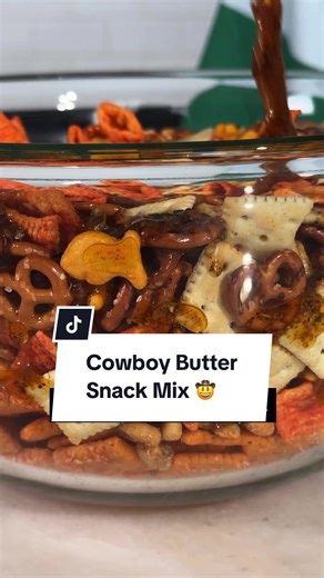 Spicy Cowboy Butter Snack Mix Recipe