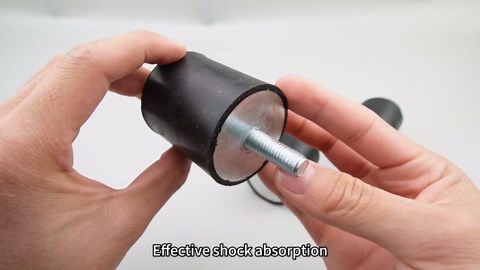 4 Pcs Rubber Vibration Isolator Mounts Fits for Wacker Neuson Plate Compactor Rammer WP1540 WP1550 VP1135 VP1340 VP1550 VP2050, Tamper Rubber Shock Absorber Mounts Replace 5100016316