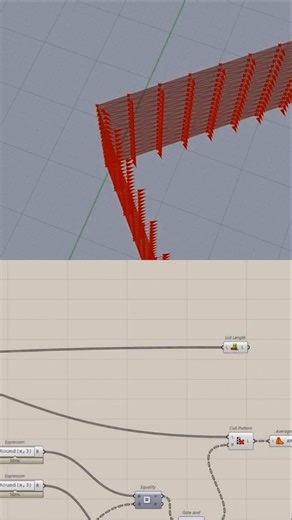 Triangular Facade hack! 🏗️ Pt 5: Advanced Data Management! ➰ SIFT patterns, matrix flipping, and Clean Tree logic to replace specific normals. Parametric precision! 🚀 #ArchiTikTok #Grasshopper3D #Rhino3D #Design | How To Rhino - Tutorials for Architects