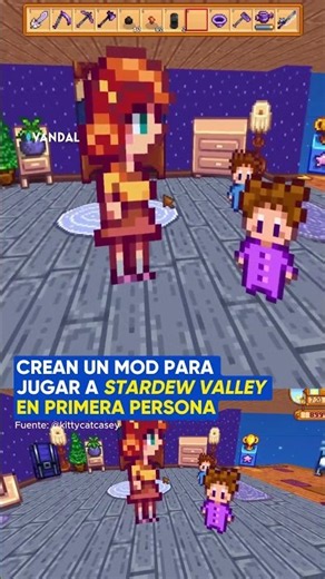 Jugar a Stardew Valley en PRIMERA PERSONA es POSIBLE 😱 #stardewvalley #gaming #videojuegos #vandal