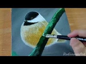 Easy Acrylic Bird Painting / Painting for beginners