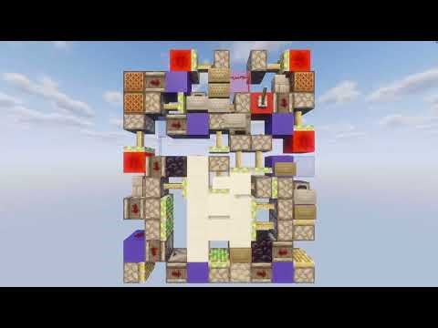 Smallest seamless 0.4s 3x3 piston door (99b, locational)