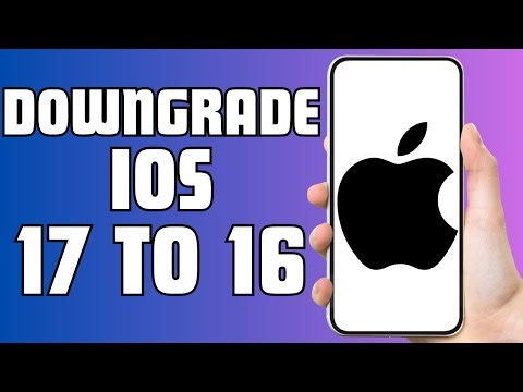 How To Downgrade iOS 17 To 16 | Downgrade iOS 17 To 16