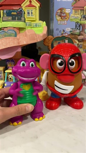 Barney heart shape asmr #shortsviral #fun #asmr