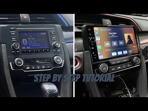 HOW TO INSTALL JOYING APPLE CARPLAY ON A HONDA CIVIC LX 2016-2021 (Step by Step)
