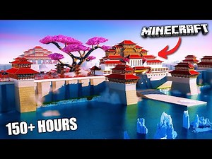 Minecraft Timelapse Great SAKURA CITY - [150+ hours]
