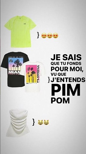Les t-shirts miami 😻