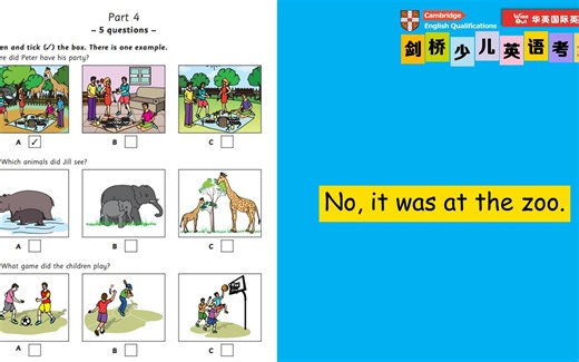 Cambridge Movers_Pearson_Test1_Part4