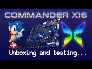 Commander X16 unboxing and running in 2025