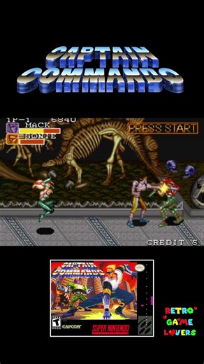 Captain Commando on the SNES! #retrogamelovers