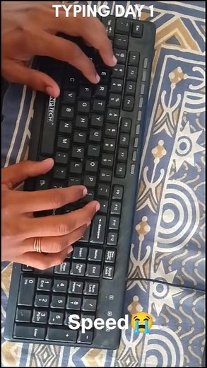 Day 1 - Typing Master Practice | Govt Exam Typing Speed Improve Karein⌨️🖥️