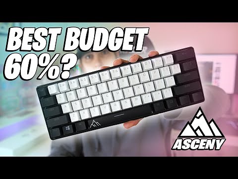 Asceny One 60% Mechanical Keyboard Review!