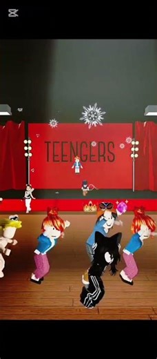 Roblox Dancers Rock the TEENGERS Stage!" #roblox #gamingvideo #robloxedit