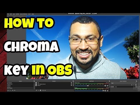 How to Chroma Key in OBS Studio with Blue Screen