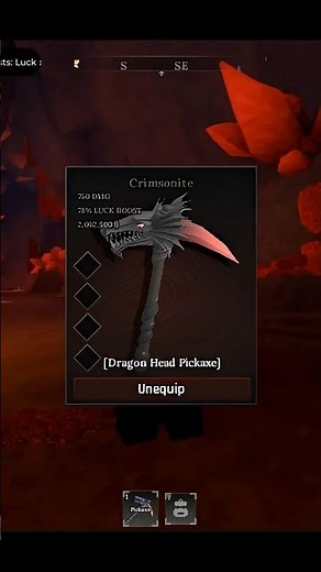 NEW Dragon Head Picaxe and NEW CODE in THE FORGE #theforge #roblox #petshub #birdtrend