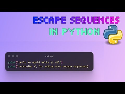 Python Escape Sequences Explained | Beginner Friendly