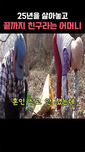 자식 위해 재혼 포기한 어머니가 25년째 혼인신고 안 하는 이유