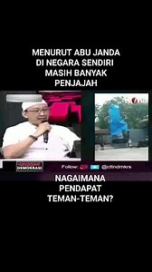 #Pengikut,Ini menurut abu janda,apakah betul di negara kita masih banyak penjajah? | Donius R R