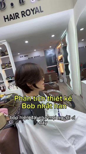 Phân tích kỹ thuật thiết kế bob nhật hàn #baohairroyal #hoccattoc #daycattoc #pixiehair #boblayer