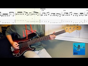 Nirvana - "In Bloom" (Bass Cover + TABS)
