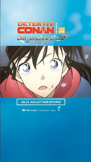 Detektiv Conan Film 29: Der gefallene Engel des Highways auch in deutscher Synchro. Ab 25.5. im Kino