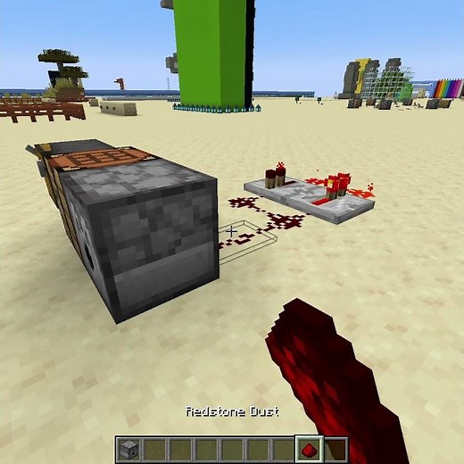 Dispenser With Infinity Bow in Minecraft