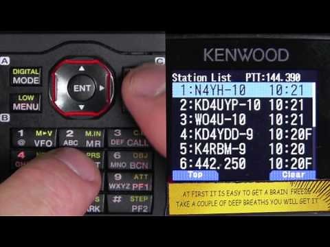 Using APRS on a Kenwood TH D74A