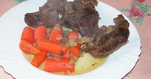Cœur de porc aux carottes