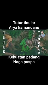 Review terbaik tutur tinular Kekuatan pedang naga puspa #tuturtinular #aryakamandanu | Ahmad Rusli Wijaya