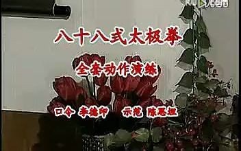 带口令88式太极拳—陈思坦 全套动作背练 口令[流畅版]