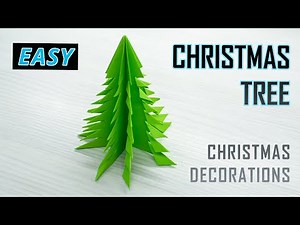 Fold a Festive Paper Origami Christmas Tree in Minutes!