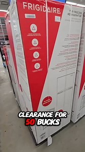Refrigerator for $50 at Walmart!FOLLOW COMMENT Your zip code down below and I'll check if this deal is available near you !!#resell #walmart #clearance #hiddenclearance #WalmartFinds #HomeDepotFinds #targetfinds | Flare Deals