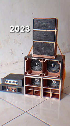 Sound System Miniatur 3 inch 🙏😅#soundminiatur#boxminiatur#horegjawatimur