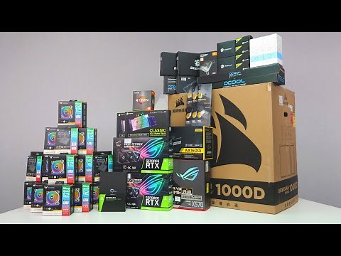 「BRO」4K Water Coolant PC Build | FIRST BLOOD🔪 CORSAIR 1000D With 34 Unit Fan. 海盗船 1000D #1000D