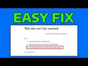 How To Fix Try Running Windows Network Diagnostics (This Site Can't Be Reached Problem)